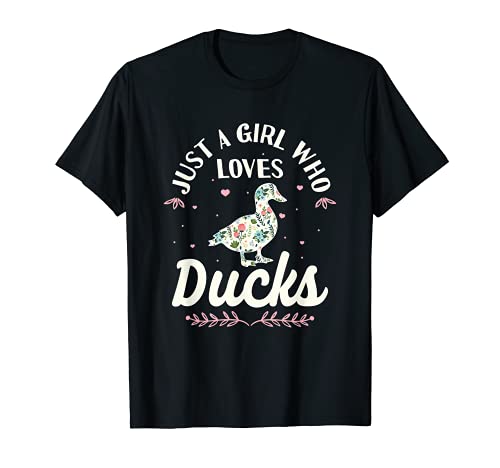 Duck Lover - Camisa para mujer y niña, diseño de pato Camiseta
