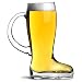 Produktbild Glas Bierglas Stiefel mit Griff 1,75 Pint-Glas, mit Griffen, deutscher Stil Bierstiefel Gummistiefel