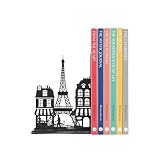 Balvi Fermalibri Paris Colore nero Resistente e antiscivolo Metallo...