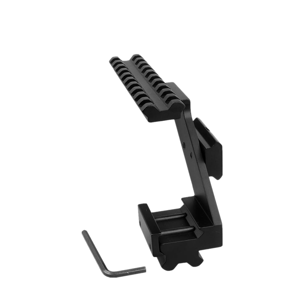 Aluminium 21mm Picatinny Rail Mount for Pistol Sight Mounts with Front Accessory