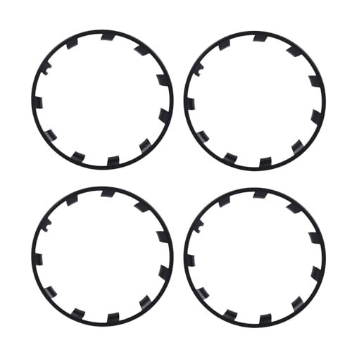 Lybunair 4PCS Wheel Rim Guarding Ring Decorative Precise Fit Replacement for Type Y 21in 2021-2024 (Black)