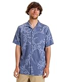 __coupe :__ coupe regular Quiksilver Beach Club Casual - Chemise Manches Courtes - Homme - M - Bleu