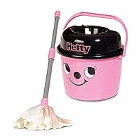 Casdon Little Helper Hetty Kids Mop and Bucket, Hetty/Grey/Black (657)