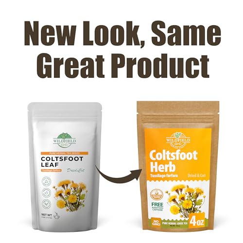 Image of 4 oz. Coltsfoot Herb Leaf Tea (Tussilago Farfara) - 113g Coltsfoot Leaf Herb Tea Un De Caballo