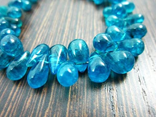 Apatite bleu vert perles larmes de 7 pouces pour exprimer votre créativité intérieure