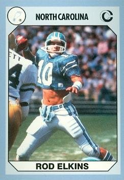 Rod Elkins Football Card (North Carolina) 1990 Collegiate Collection #12