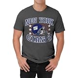 FOCO New York Giants NFL Mens Gridiron Glory T-Shirt - Dark Heather Grey - XL