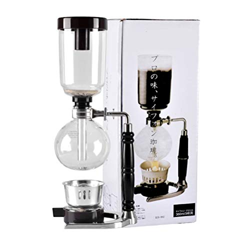 Cafetera de Sifón Portátil de Acero y Vidrio 14.3 pulg miniatura 7