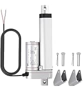 Justech 12V Heavy-Duty Linear Actuator 330LBSs/1500N-4inch/100mm Silent IP54 Electric Actuator wi...