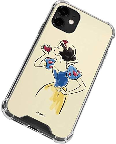 Skinit Clear Phone Case Compatible with iPhone 12 - Officially Licensed Disney Princess Snow White Art Design