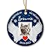 Forever in My Heart Christmas Pet Angle Ornament Personalized, Upload Photo Loss of Pet Dog Cat Memorial Ceramic Ornament, Sympathy Photo Ornament Gifts for Pet Owners, Custom Pet Name Christmas Tree