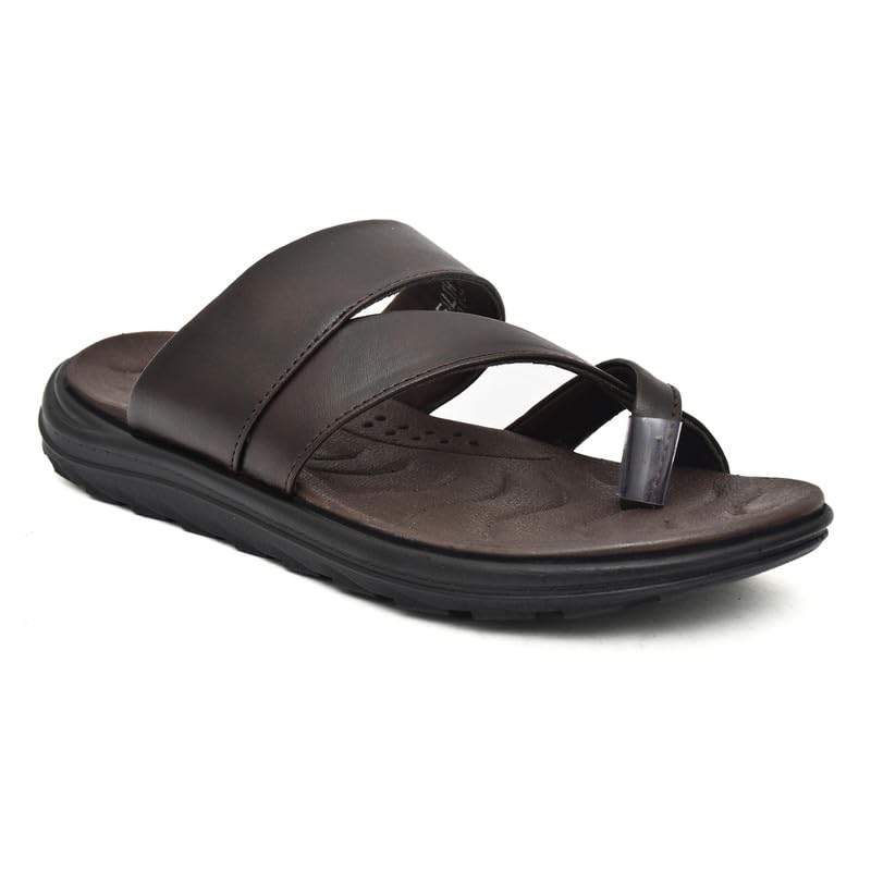 Image of HEALTH FIT Super Soft Ortho Care Bounce Back Anti-Skid Water Resistant Slippers /Doctor Chappal & Footwear-Men 114
