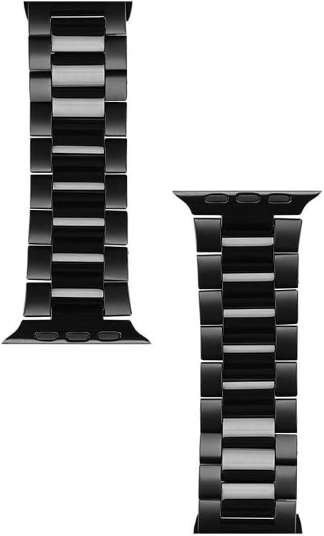 Case-Mate - Metal Linked Band - 42mm 44mm Stainless Steel Apple Watch Band - Apple Watch Series 1, 2, 3, 4, 5 - Black, Model:CM034064