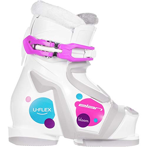 Elan Uni Kinder Bloom 1 Skischuh, weiß/pink