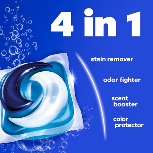 Image of Tide, 4-n-1 Ultra Oxi Pods Laundry Detergent Pacs, HE Compatible, Built in Pre-Treater for Stains, 32 Count