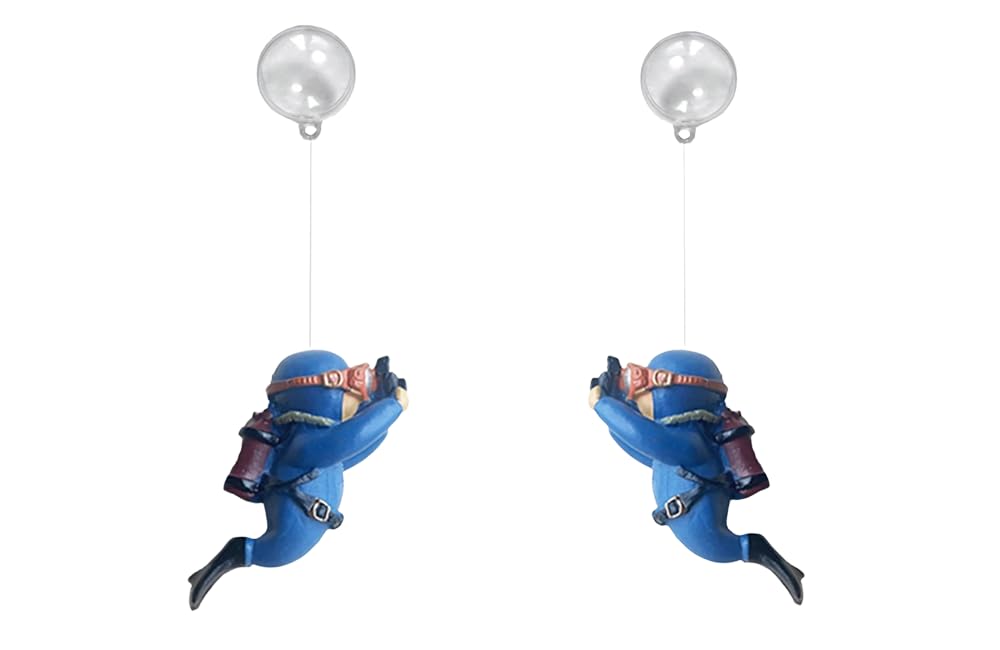 Aquarium Water Floating Toy 2 Pcs | Aquarium Decorative Items | Cute and Attractive Floating Diver Ornament for Fish Tank (2 PCs) (B0CZXD96PM) Amazon Price History, Amazon Price Tracker