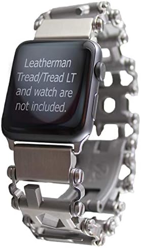 watch adapter compatible with LEATHERMAN TREAD LT - BTT adapter (Watch lug width=24mm, Stainless Steel, TREAD LT)