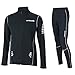 Produktbild Airtracks Thermo Radtrikot Set Pro: Thermo Fahrradhose Pro/Windstopper + Fahrradtrikot Pro/Windstopper -schwarz-Silber - XL