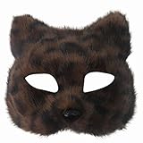 Sangles élastiques réglables et motifs d'animaux réalistes, offrant un port confortable pour différentes tailles de tête et un jeu imaginatif avec un caractère unique