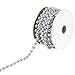 Firefly Imports Homeford MOT Pearls Plastic Beads Garland Ribbon, Silver, 8mm by 8-Yard