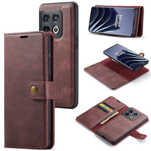 Coque de téléphone pour OnePlus 10 Pro portefeuille magnétique amovible 1Plus 10
