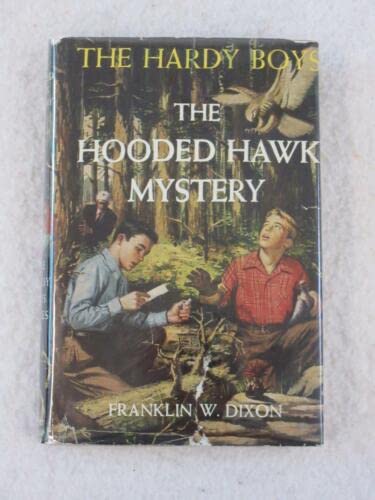 Rare Franklin Dixon THE HOODED HAWK MYSTERY Har... B0BGYVN24H Book Cover
