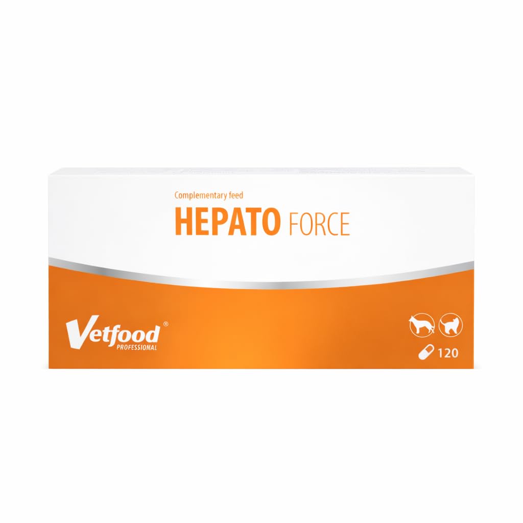 HEPATOFORCE | 120 Kapseln | Ergänzungsfuttermittel für Hunde & Katzen | Mit Mariendistel