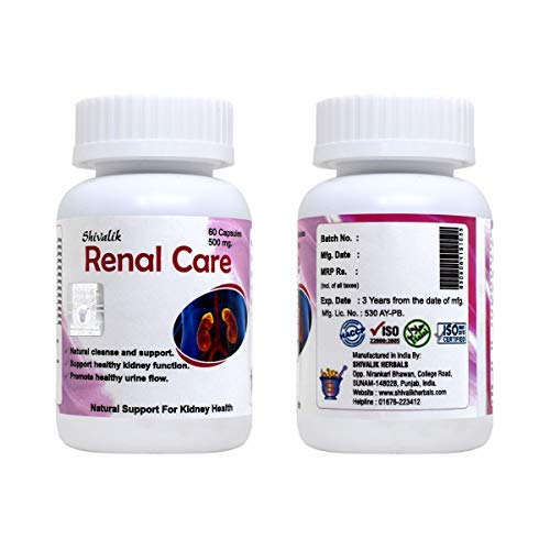 Buy Shivalik Herbals Renal care 60 Caps For Healthy Kidneys and