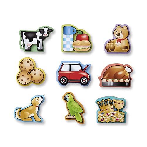 Melissa & Doug Hide And Seek Wooden Activity Board With Wooden Magnets - Wooden Busy Board, Hide And Seek Puzzles, Wooden Magnet Puzzles For Toddlers And Kids Ages 3+ #TOP4