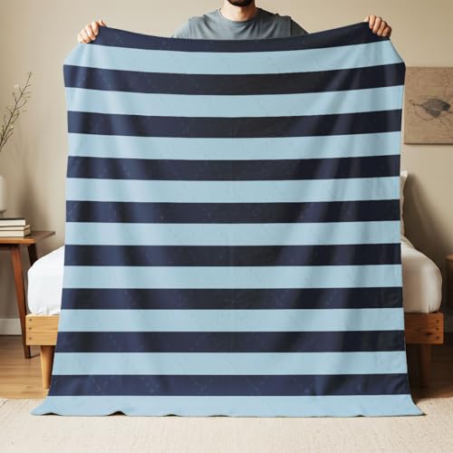 Image of StarAndDaisy Soft Cotton Baby Blanket for Newborns & Infants /Lightweight, Breathable, All-Season Swaddle Wrap (Blue)