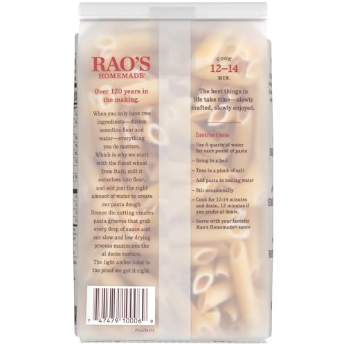 Image of Rao's Homemade Penne Rigate Pasta, 16 oz