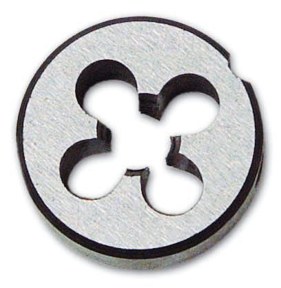 Filiera Tonda Ø int. 12 mm Passo MA 1,75 Ø est. 38X14 mm in acciaio temperato