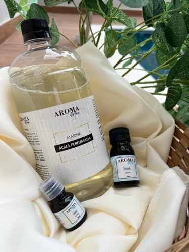 Água Perfumada Aromatizador Para Lençois Roupas E Tecidos MARINE 1LT