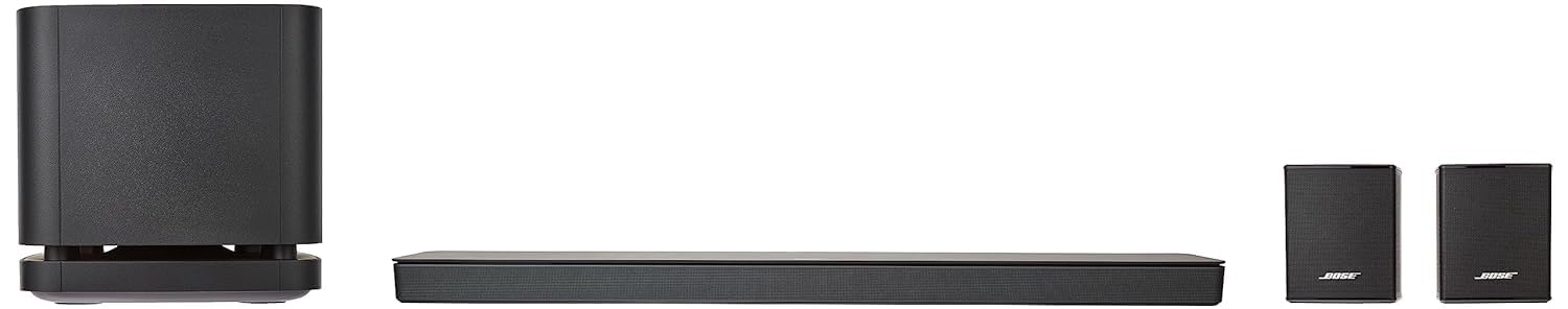 Bose Soundbar 500 Bundle with Bass module 500 and Surround Speakers Black