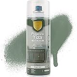 Perfecto para uso doméstico MovilCom® - Pintura en spray a la tiza, acabado Ultra Mate, Negro Zen, 400ml, mod.T-019