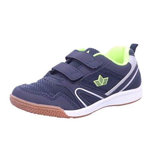Lico Boulder V, Scarpe da ginnastica Unisex - Bambini e ragazzi, Marine/ Lemon, 35 EU