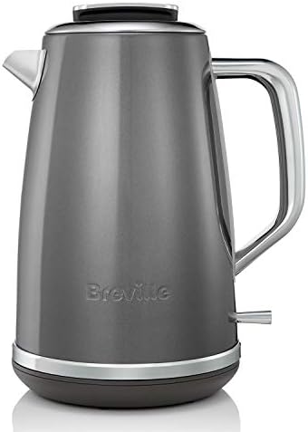 Breville Lustra 4-Slice Toaster with High Lift, Wide Slots and Independent 2-Slice Controls, Storm Grey [VTT853]