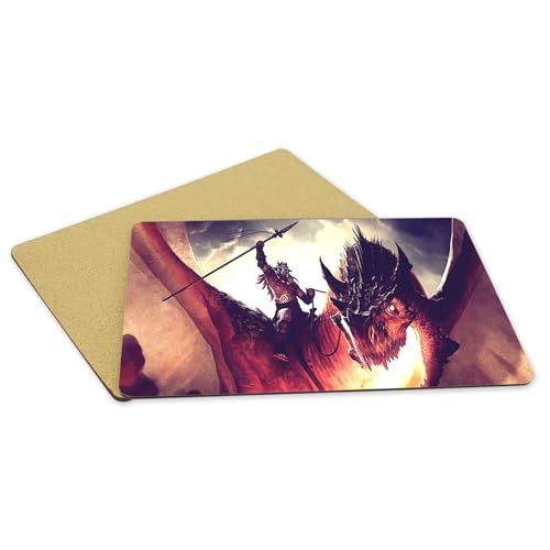 Sets de table souples en liège avec motif dragon fantastique