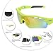 DUCO Polarized Sports Cycling Sunglasses for Men with 5 Interchangeable Lenses for Running Golf Fishing Hiking Baseball