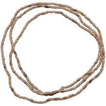 Blessfull Healing Hare Krishna Food for Soul Iskcon Vashnav Holy Tulsi Kanthi Mala-3 Round Tulsi Wood Mala Chain Desgin #1