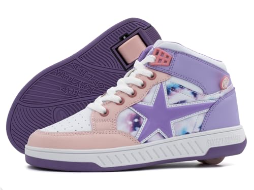 Breezy Rollers Chaussures à roulettes pour Enfants I Rollers-Sneakers pour Enfants I De Chaussures de Rue pour Enfants à Rollers en Quelques Secondes I...