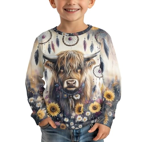 Image of Uourmeti Teens Girls Long Sleeve T Shirts Fall Outfits Boys Active Sportswear Running Tops