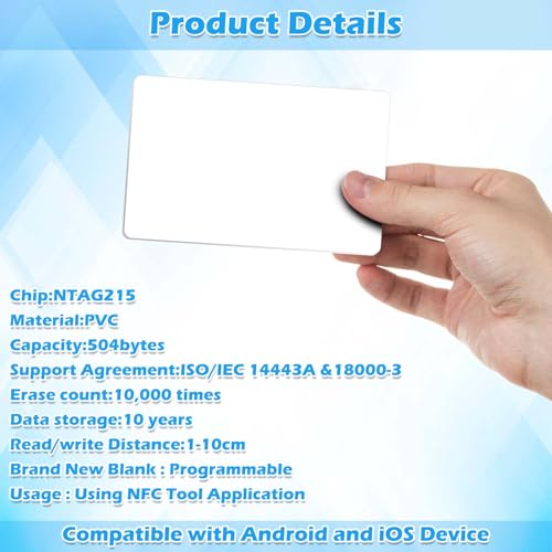 Tarjetas NFC programables para configurar automatizaciones en el hogar digital y tarjetas de visita 2