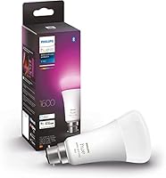 Philips Hue White & Colour Ambiance Single Smart Bulb LED [B22 Bayonet Cap] - 1600 Lumens (100W equivalent). Works with...
