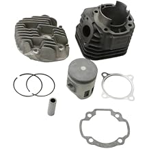 Scooter 56mm 128cc Big Bore Cylinder Kit & Head Fit For Aprilia Scarabeo 100 Italjet Millenium 100cc Minarelli 2T Engine