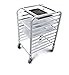 New Star Foodservice 36510 Commercial-Grade Aluminum 10-Tier Sheet Pan/Bun Pan Rack, 26