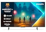 Philips Ambilight 55PUS8200 4K LED Smart TV - 55 Zoll Universal Flat-to-Wall-TV-Halterung, für...