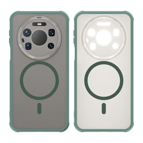 Image of Compatible with Huawei Mate 80 Pro Max Case Cover,Compatible with MagSafe,Anti-Fall,Compatible with Huawei Mate 80 Pro Max 5G SGT-AL10 Cell Protective Phone Case Green
