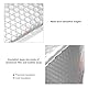 QUARKZMAN Thermische Luftpolstertasche, 25 x 20 cm Silber Selbstklebende Kühle Luftpolstertaschen Folien-Versandtaschen für Bücher, Lebensmittel, Kosmetik, Packung mit 10
