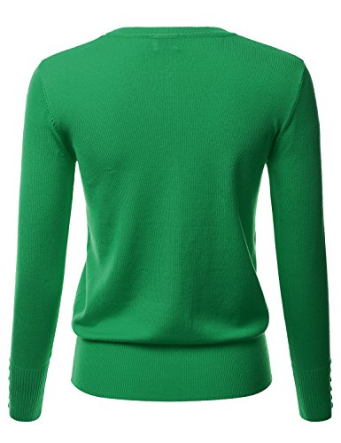 Image of LALABEE Women's V-Neck Long Sleeve Button Down Sweater Cardigan Soft Knit(S-XXL)